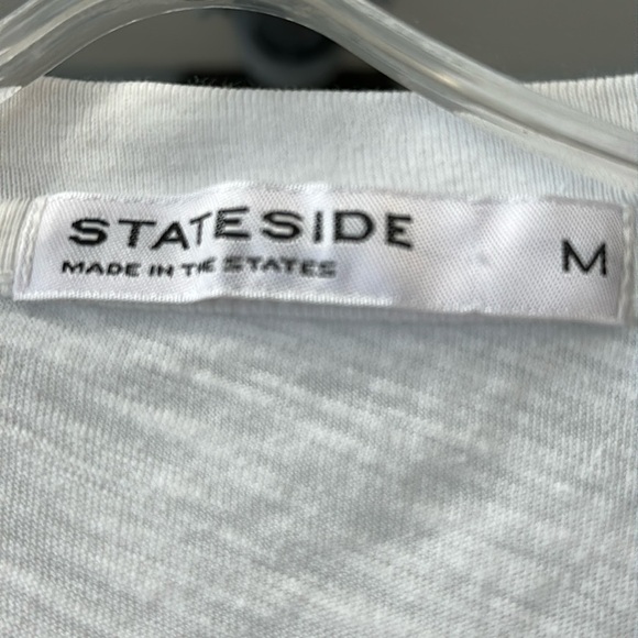 Stateside White Twist Tank Top - Size M - Picture 4 of 6